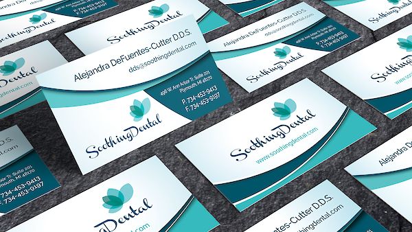 Soothing Dental Business Cards