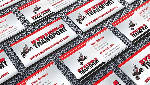 System-A Transport Business Cards